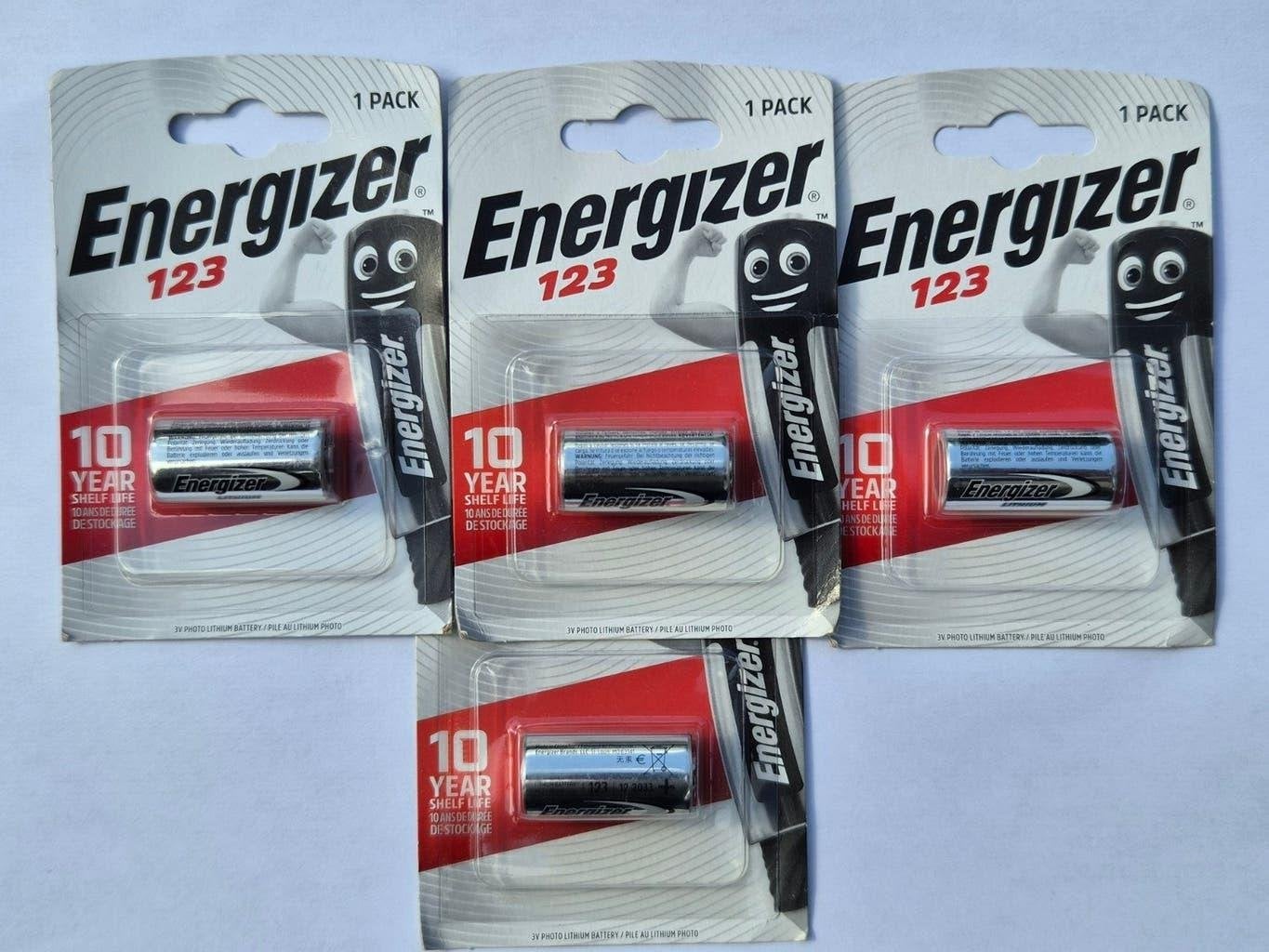 Piles au lithium CR123A Energizer 123 3 V, Enlèvement ou Envoi, Neuf