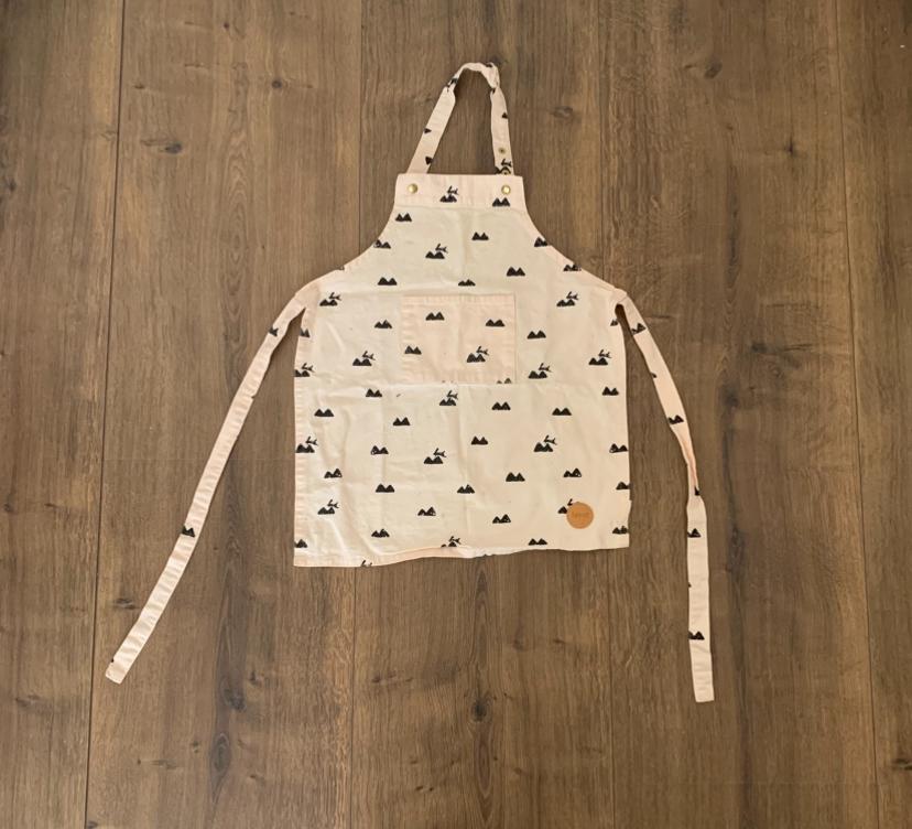 Keukenshortje Ferm Living, Huis en Inrichting, Keuken | Textiel, Ophalen, Gebruikt, Roze, Schort
