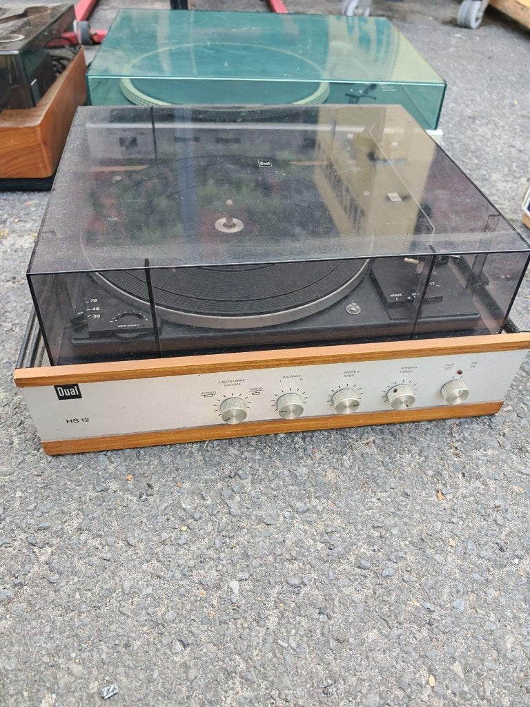 Dual HS 12 platenspeler, Audio, Tv en Foto, Platenspelers, Ophalen, Gebruikt, Platenspeler, Dual