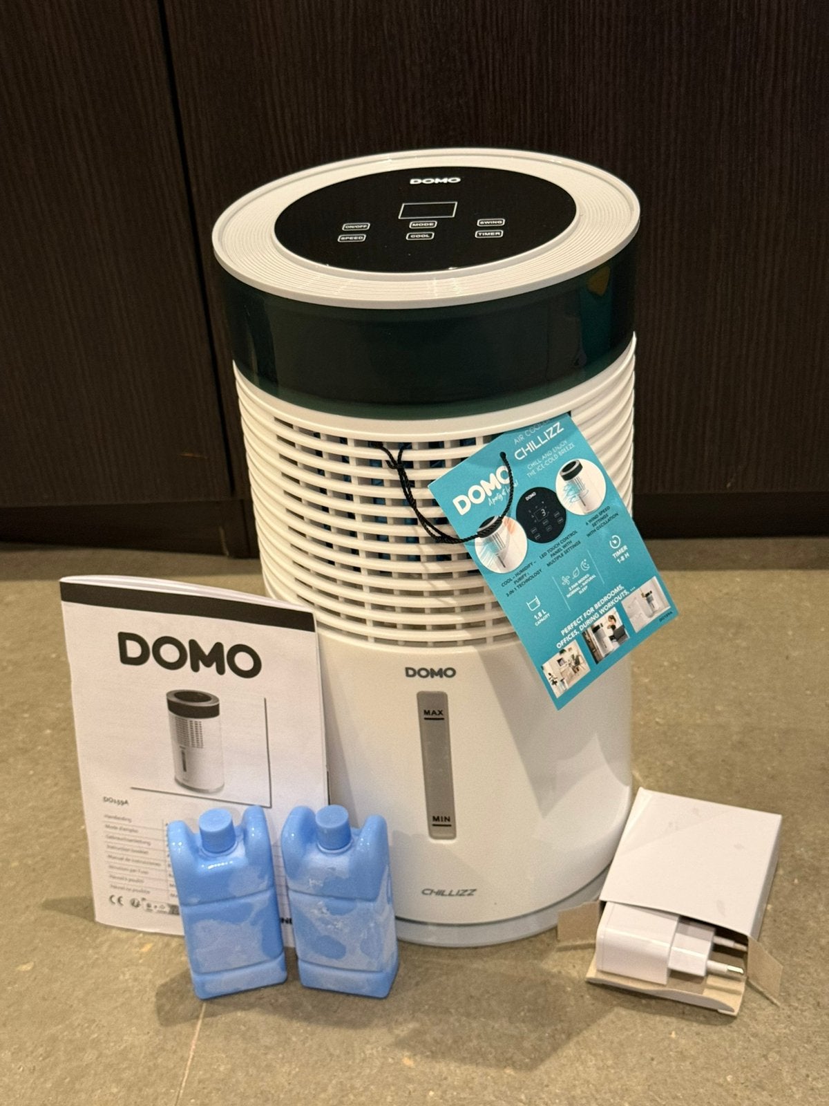 ️ DOMO DO159A Chillizz aircooler – Ventilator, Elektronische apparatuur, Ventilatoren, Ophalen of Verzenden, Zo goed als nieuw