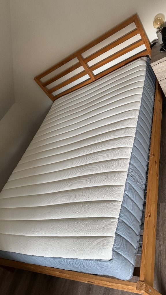 Tarva bed 140x200, Maison & Meubles, Queen size, Brun, Enlèvement, 200 cm