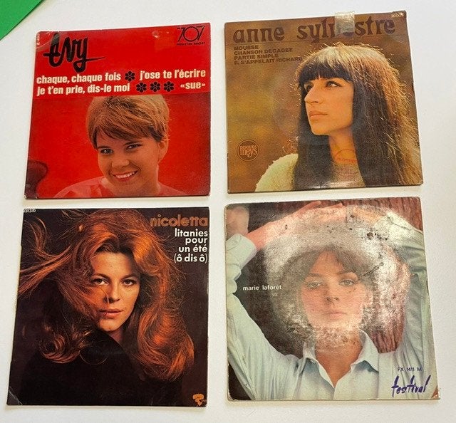 lot 45 tours, Gebruikt, Originele persing, 7 inch, Ophalen of Verzenden