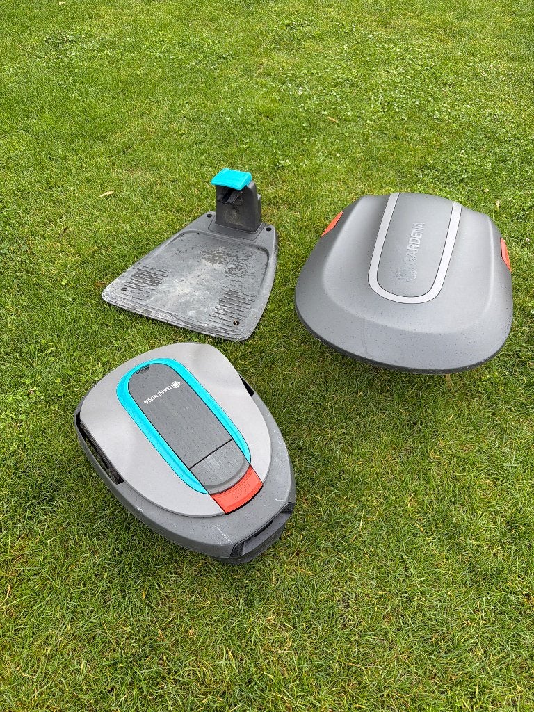 Robotmaaier, Ophalen, Gebruikt, Gardena, Met regensensor