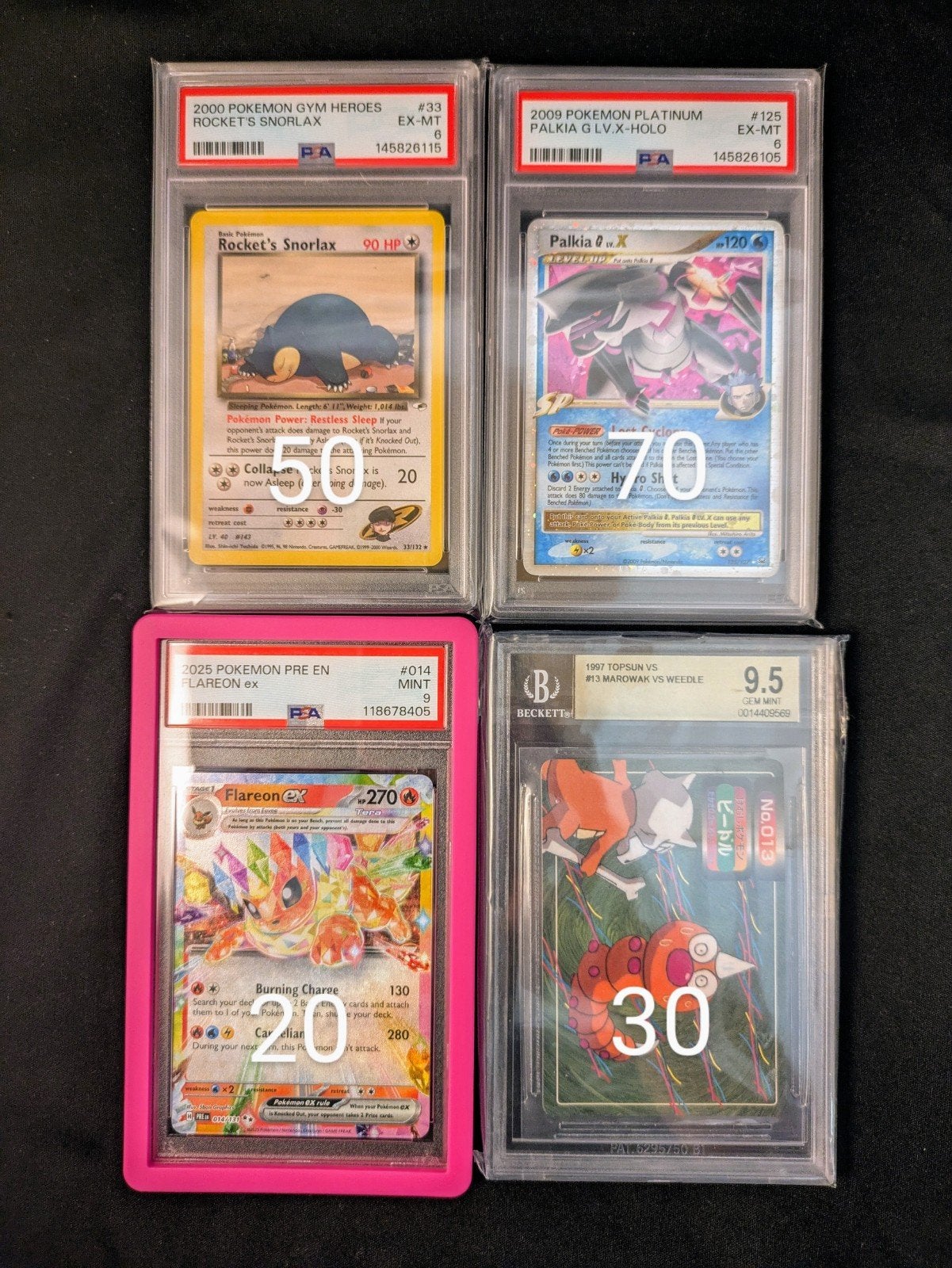 Pokémon Slabs Vintage & Modern, PSA & Beckett, Ophalen of Verzenden