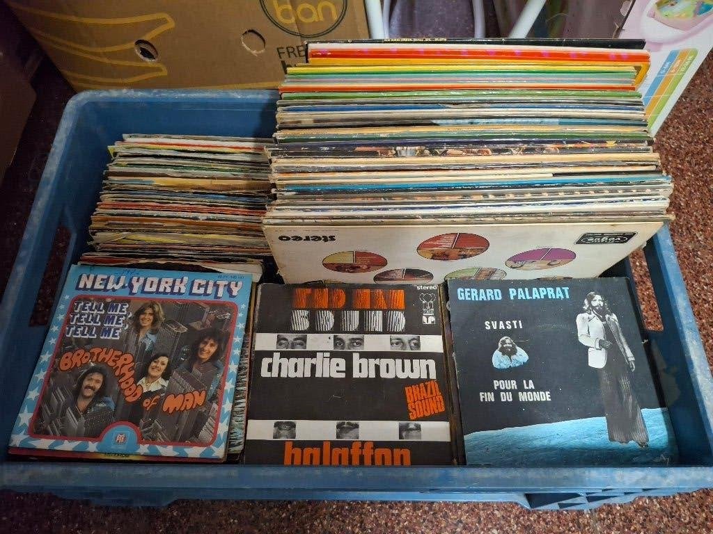 Lot de 370 vinyles, Autres formats, Enlèvement, Utilisé, EP