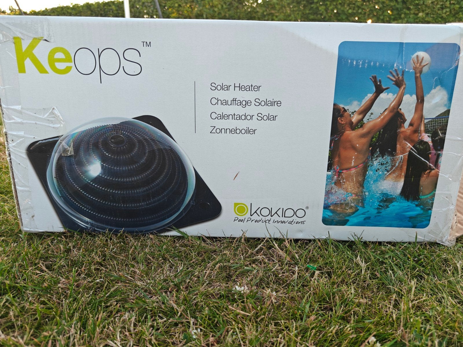 Solar bol Keops voor opzetzwembad, Tuin en Terras, Ophalen
