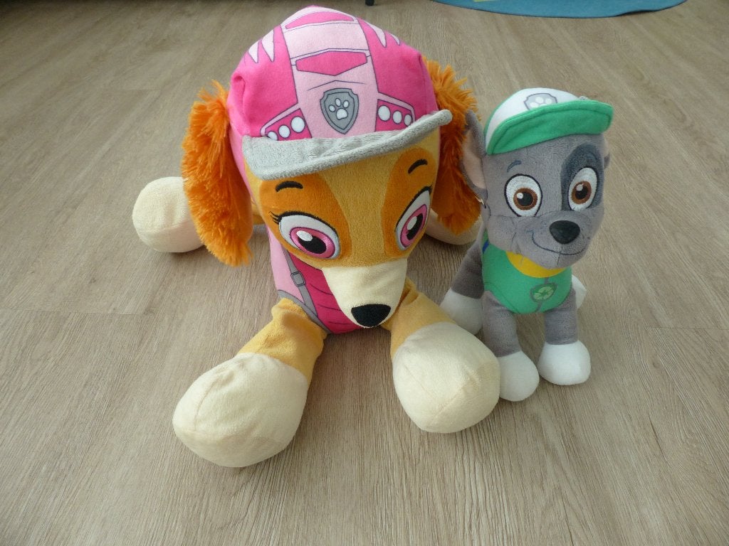 Jolis jouets Paw Patrol : Skye & Rocky, Paw Patrol, Enlèvement ou Envoi, Comme neuf