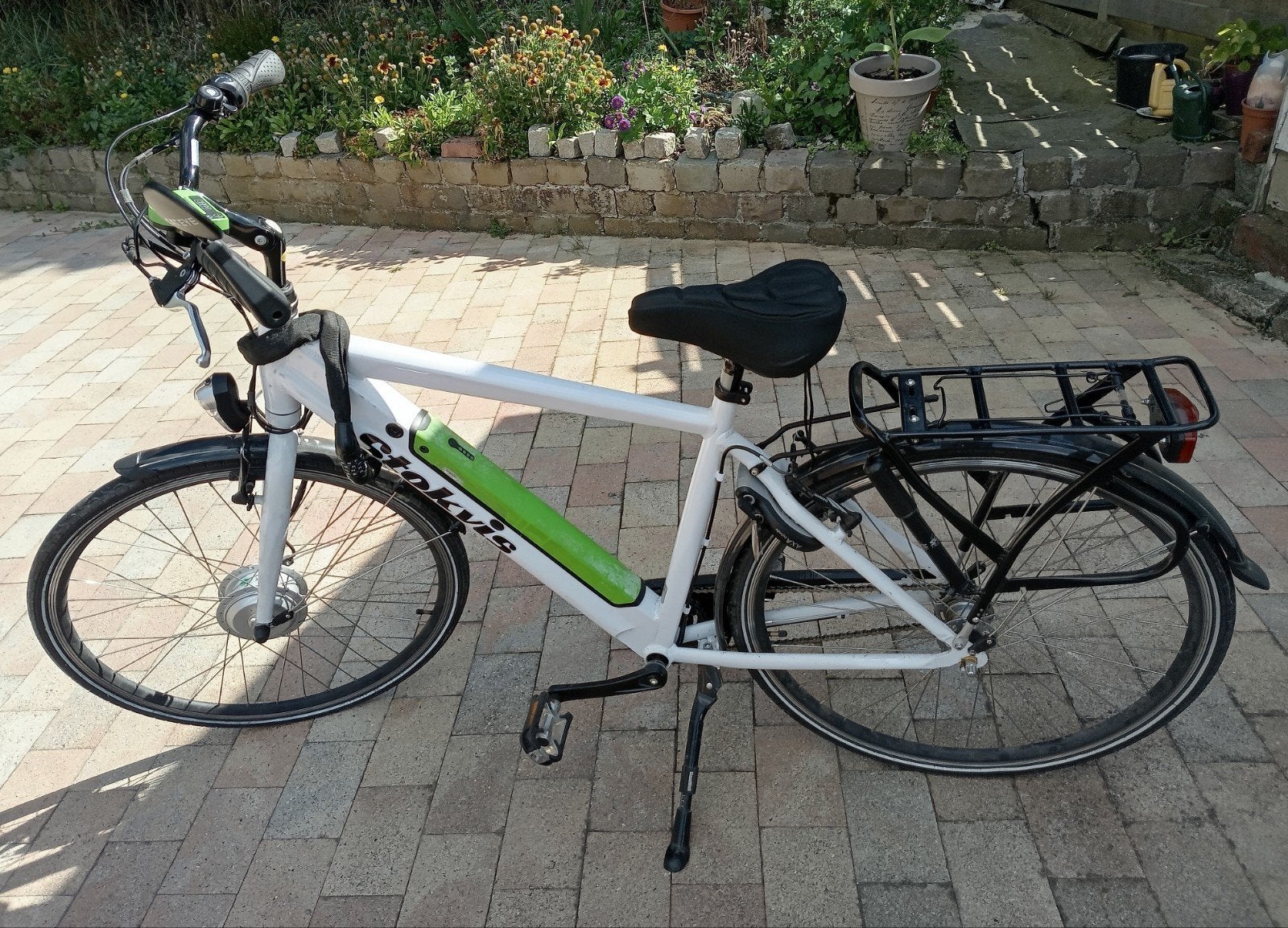 elektrische heren fiets, 51 à 55 cm, Enlèvement, Utilisé, 50 km par batterie ou plus