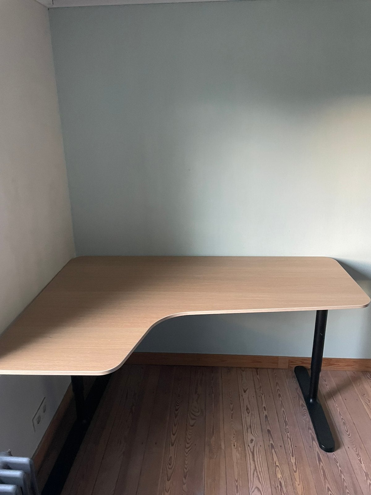 IKEA hoekbureau, Ophalen, 160 cm, Scandinavisch, Hout