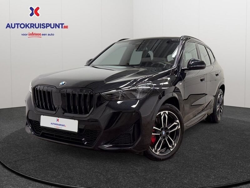 BMW X1 M pack, Gebruikt, 136 pk, Leder en Stof, Zwart