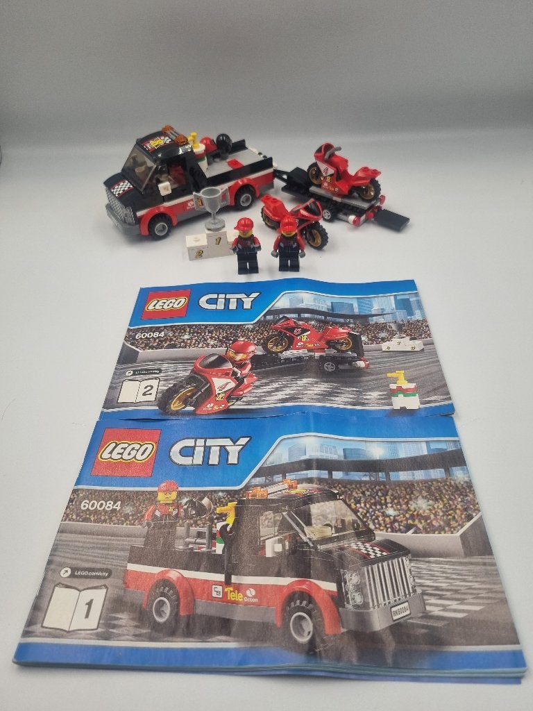 Lego City 60084 Racing Bike Transporter, Compleet, City, Lego, Ophalen of Verzenden