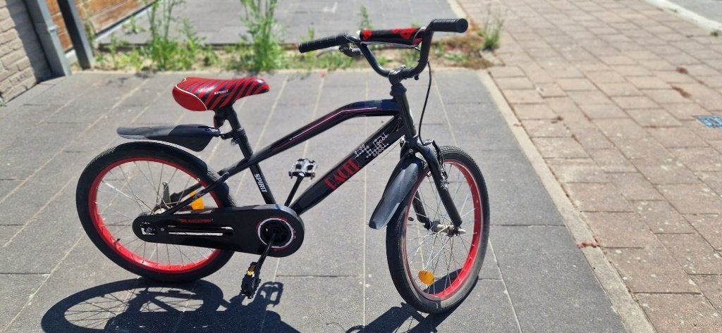 Spirit Racer kinderfiets 20 inch, zeer goede staat, Ophalen, Terugtraprem, 16 tot 20 inch, Staal