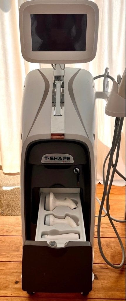T shape Professioneel radiofrequentie beauty apparaat, Huidbehandeling