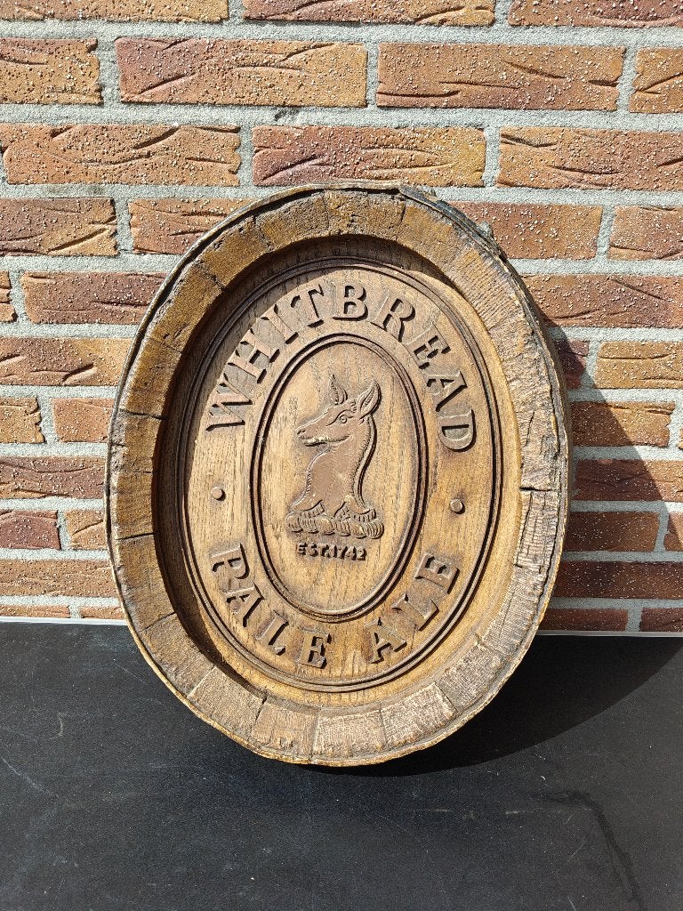 Whitbread Pale Ale houten bord, Ophalen, Nieuw, Reclamebord, Plaat of Schild, Overige merken