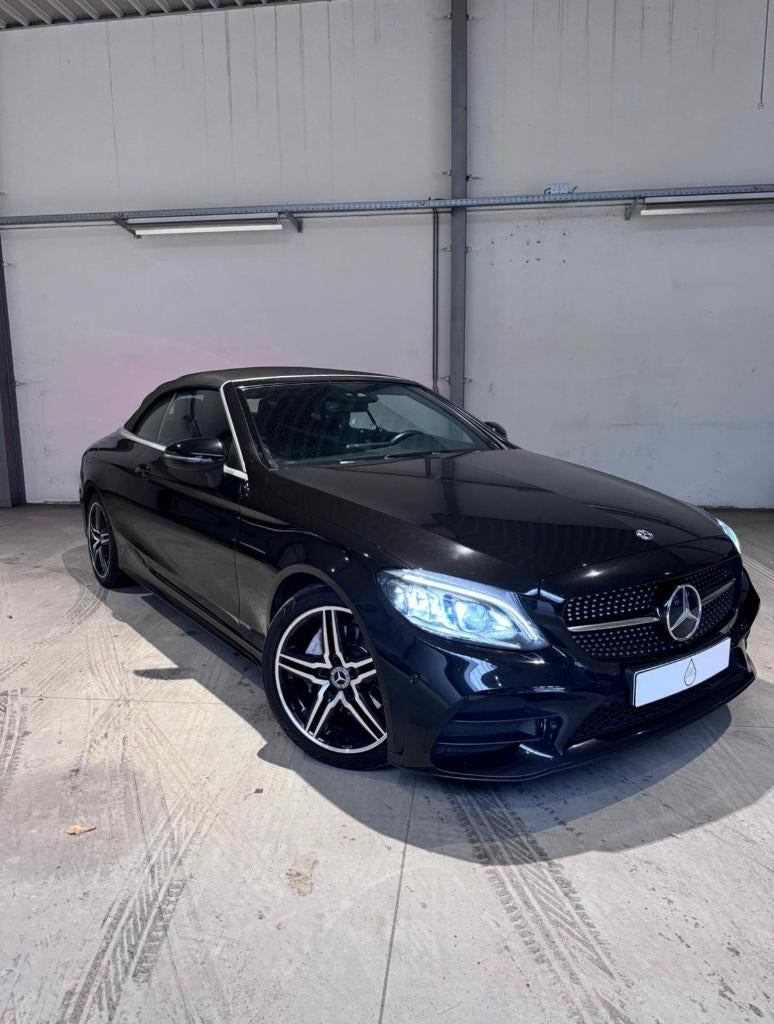 Mercedes-Benz C220d Cabriolet (2 sets de jantes), Autos, Cuir, 143 kW, Euro 6, Cabriolet