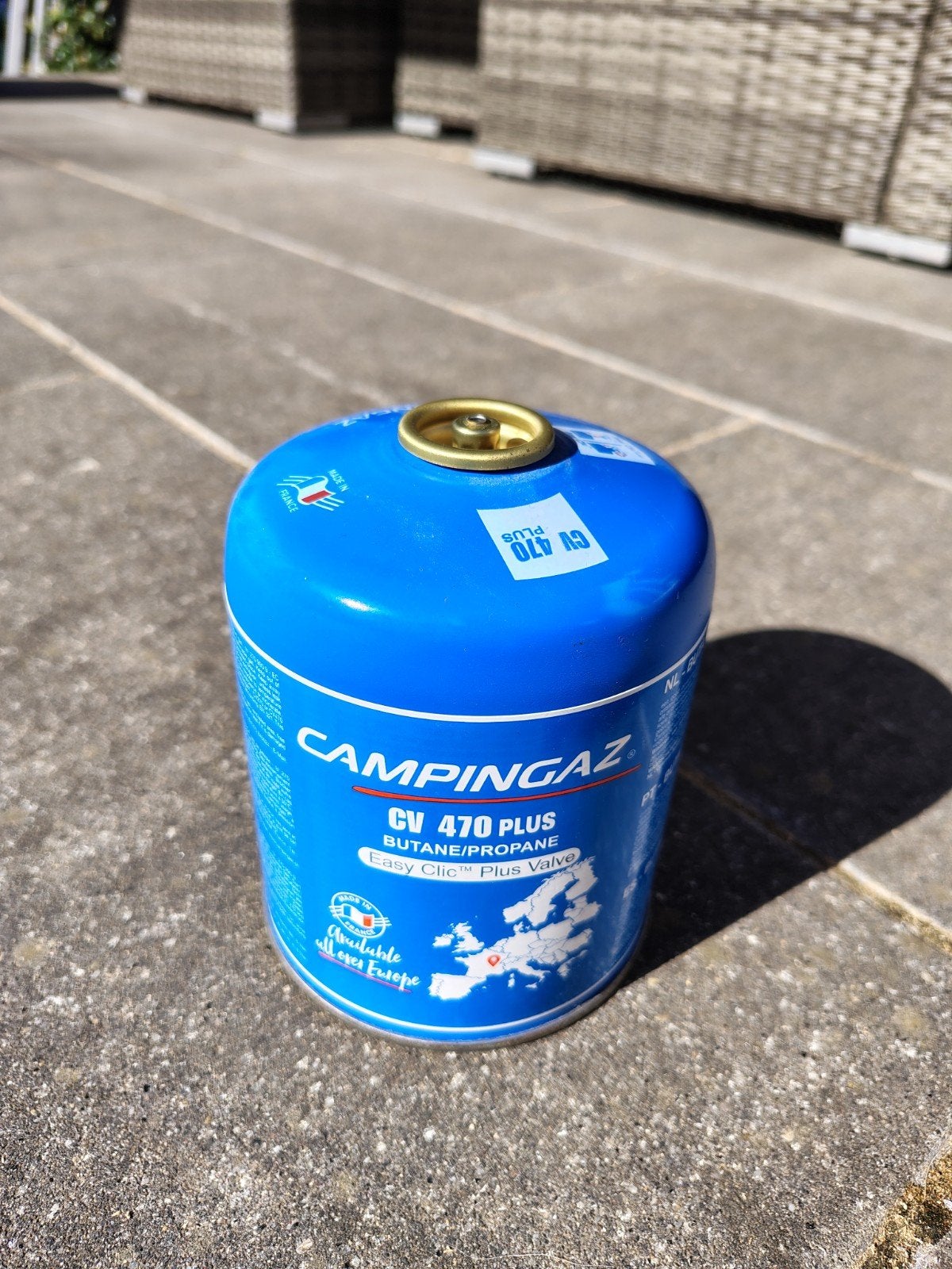 Campingaz CV470 Plus cartridge - kliksysteem - 450 g butaan, Caravans en Kamperen, Ophalen, Nieuw