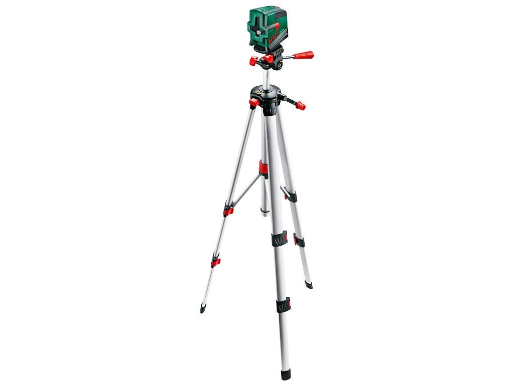 Niveau laser en croix BOSCH + trépied comme neuf PCL 20, Bricolage & Construction, Enlèvement ou Envoi, Comme neuf