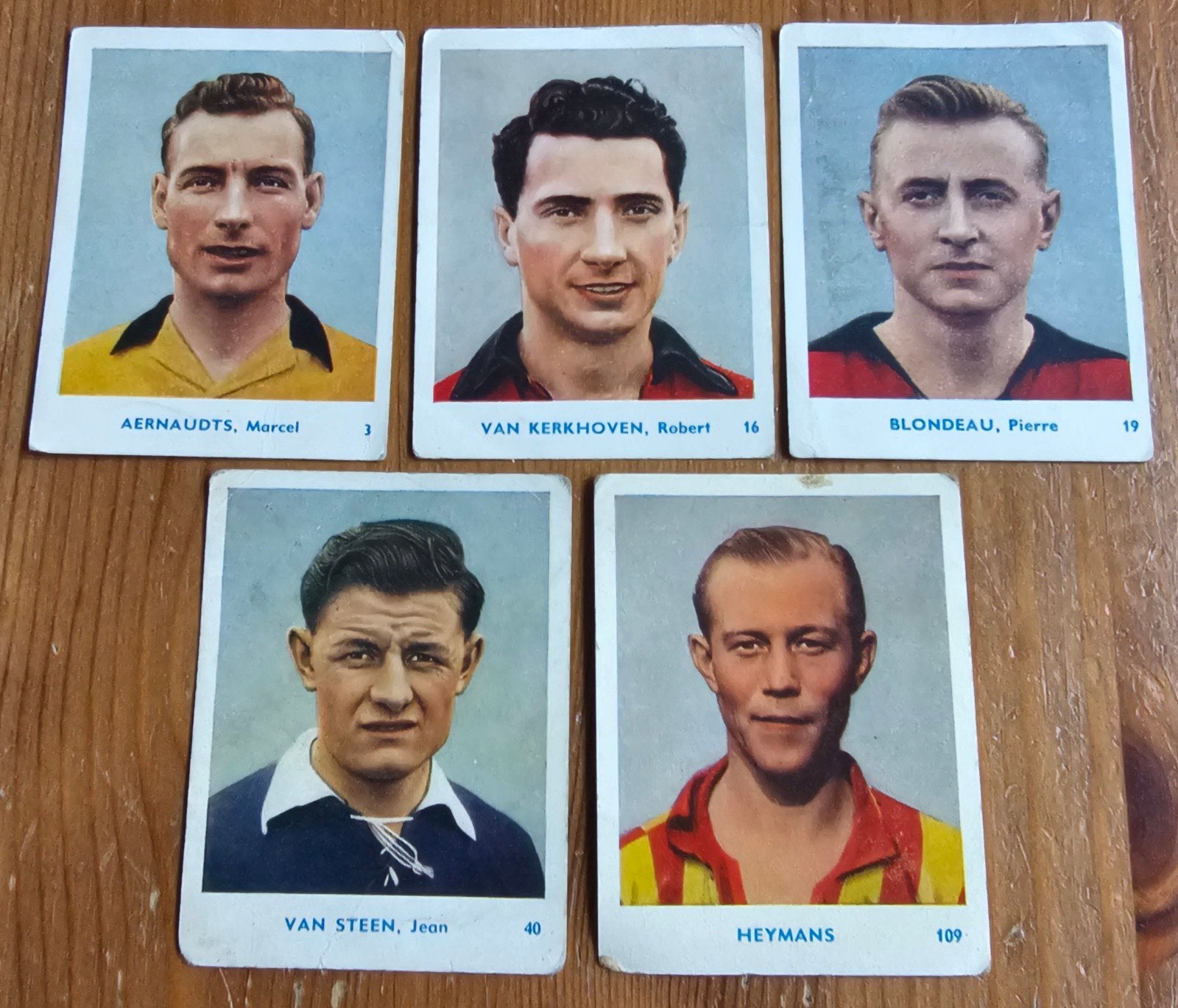 1952 BCG (pre panini) Chromos Football Anderlecht etc., Enlèvement ou Envoi, Comme neuf, Plusieurs images