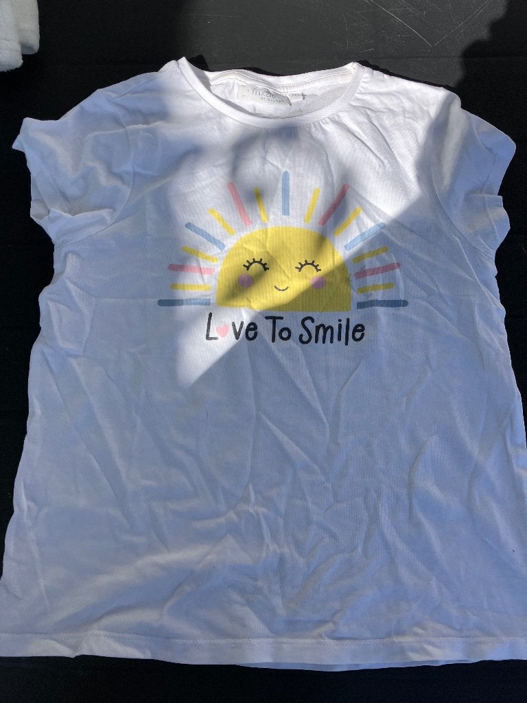 T shirt maat 134, Enlèvement ou Envoi, Chemise ou À manches longues, Frizzle by Bel & Bo, Utilisé