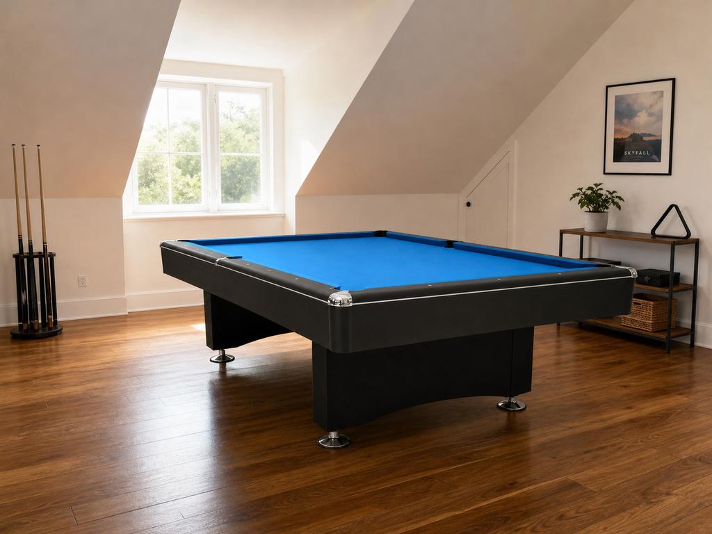 Te koop: Eliminator pooltafel – 9 ft, Sport en Fitness, Ophalen, Pooltafel