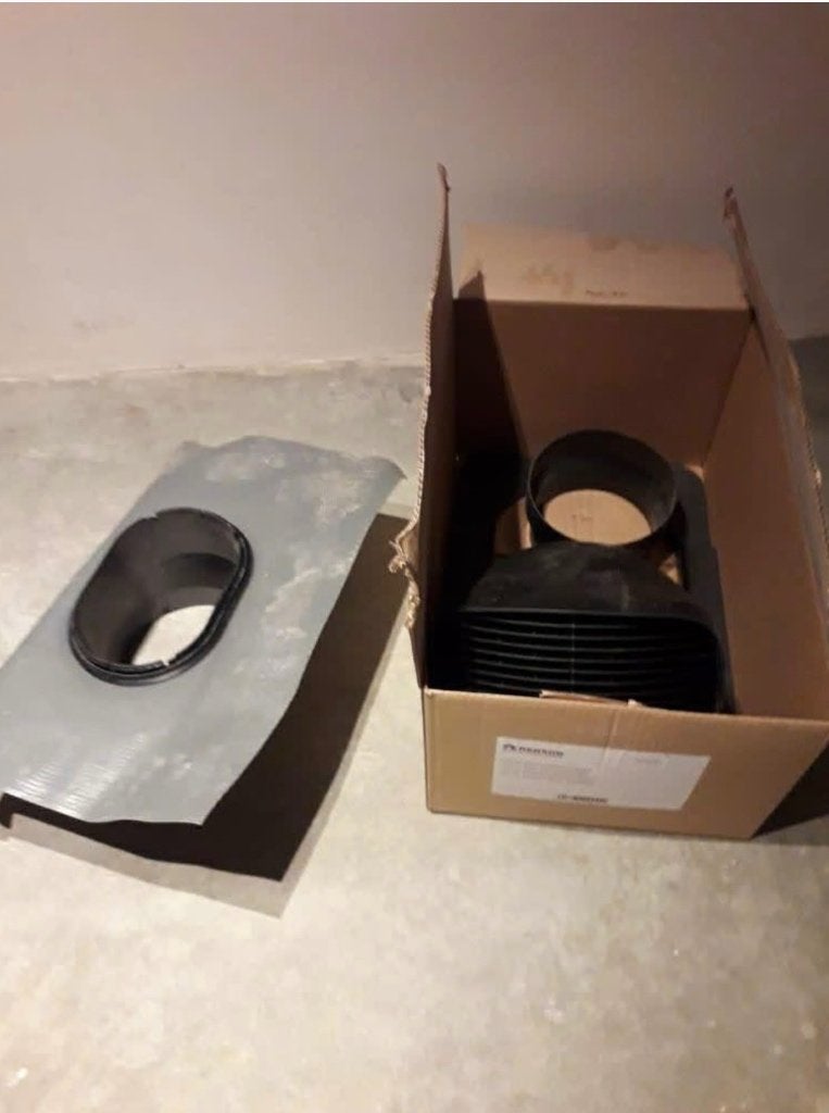 Dakdoorvoer ventilatie, Doe-het-zelf en Bouw, Ophalen, Nieuw