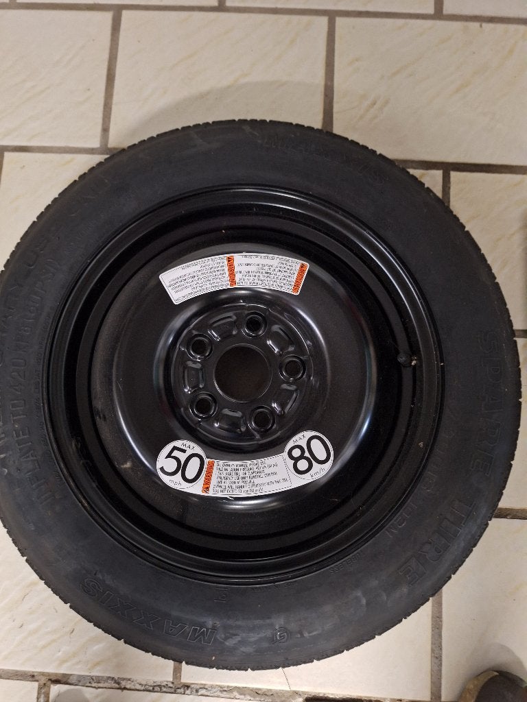 Roue de secours provisoire, Autos : Pièces & Accessoires, Neuf, Pneus et Jantes, Véhicule de tourisme, Autres dimensions