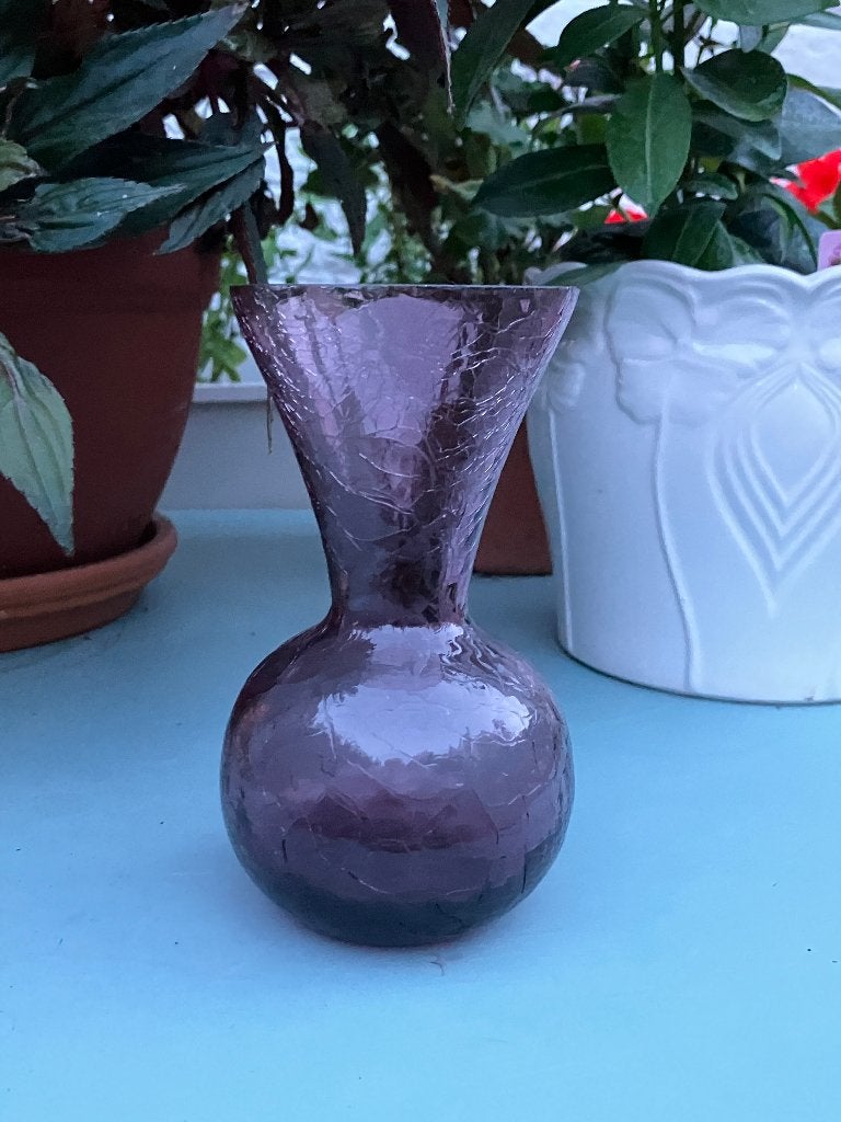 Mini vase craquelé boussu, Enlèvement ou Envoi