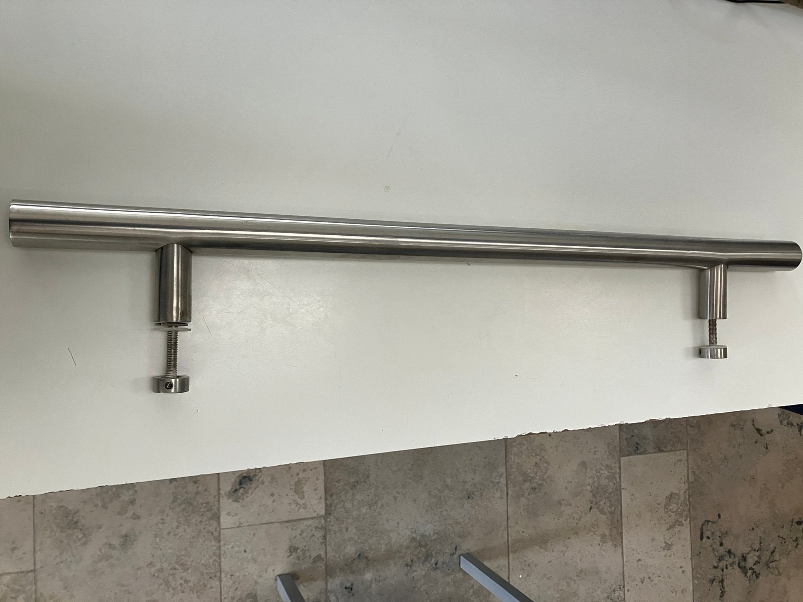 Inox deurgreep compleet, Ophalen, Gebruikt
