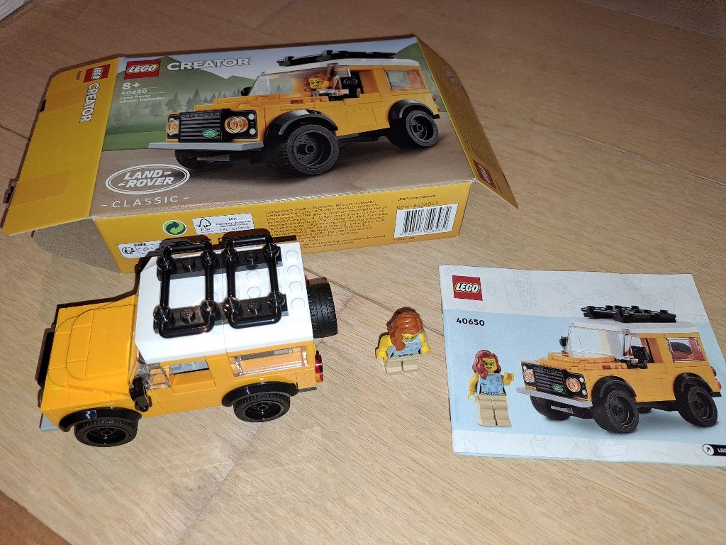Lego Creator 40650 - Land Rover Classic Defender, Lego, Ophalen of Verzenden, Zo goed als nieuw, Compleet