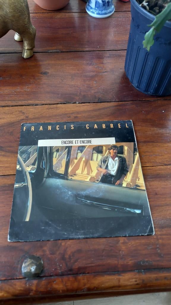 Vinyl (45t) Francis cabrel "encore et encore ", Enlèvement, Utilisé