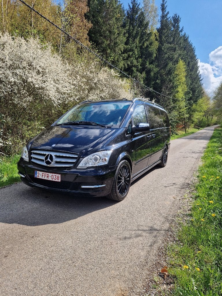 Mercedes viano 3.0 v6 édition 125, Auto's, Automaat, Euro 5, Zwart, Zwart