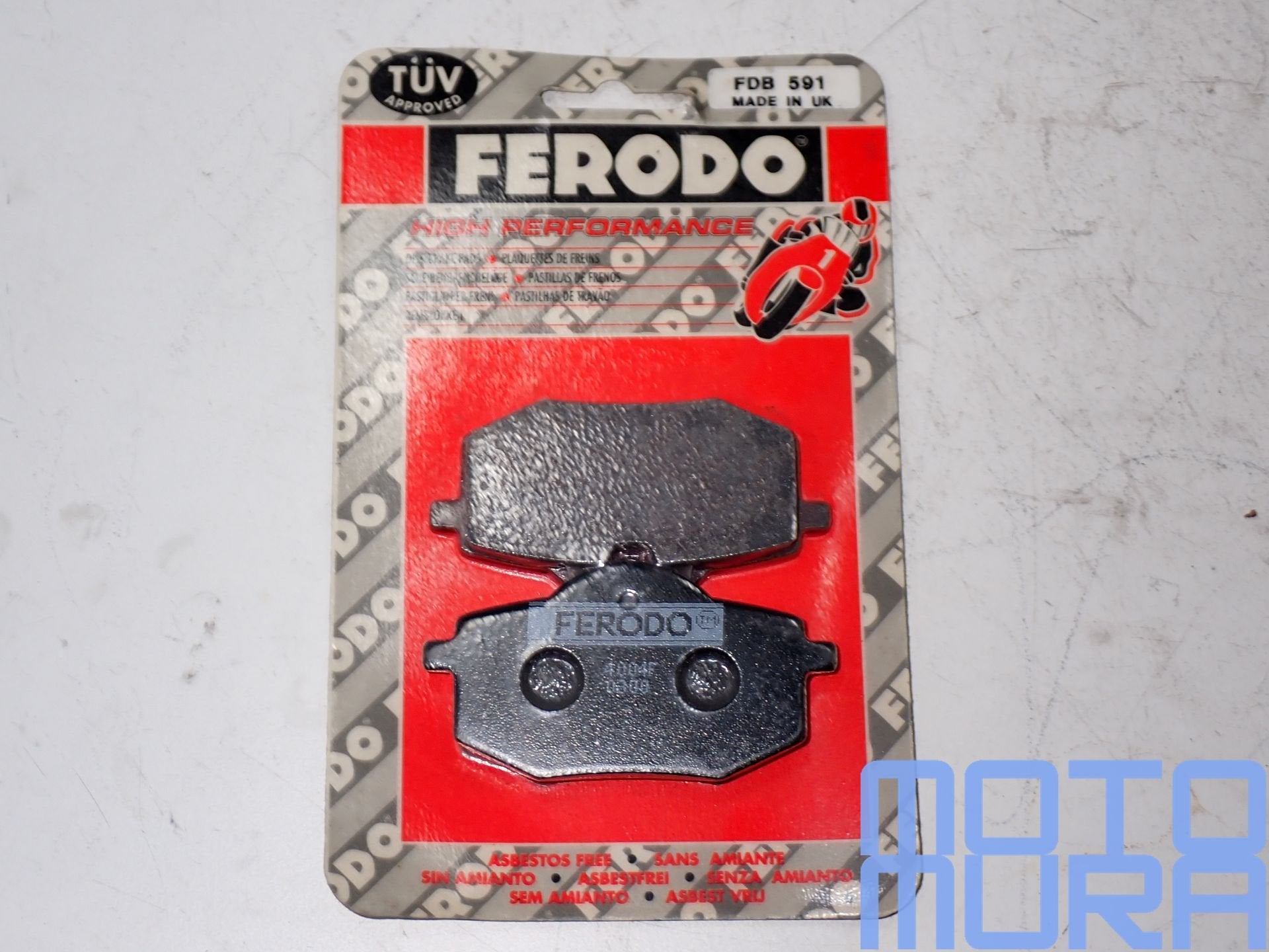 Ferodo FDB591 Organische remblokken voor Yamaha XV 535 Virag, Motoren, -, -, Nieuw, Ophalen of Verzenden