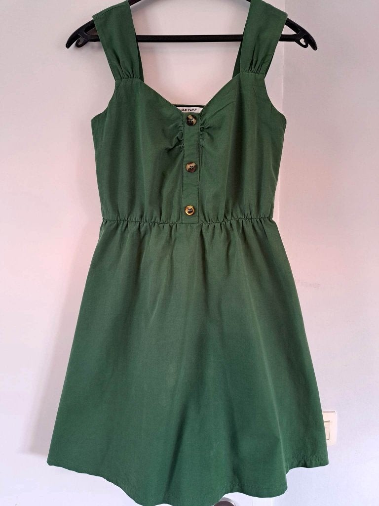 2 Jurken NAF NAF / Stradivarius, Kleding | Dames, Jurken, Ophalen, Zo goed als nieuw, Maat 36 (S), Naf Naf