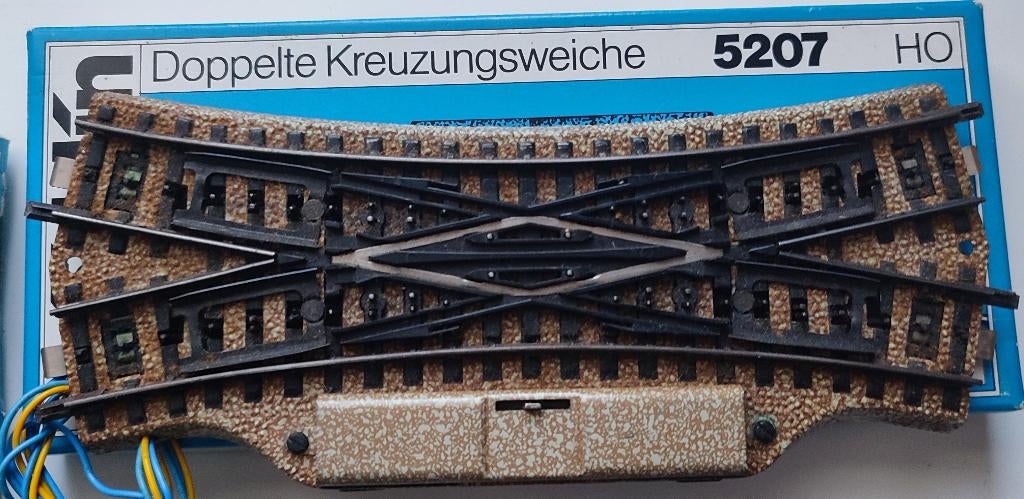 Märklin H0 rails, wissels, spoorwegovergang, Analogique, Courant alternatif, Rails, Comme neuf