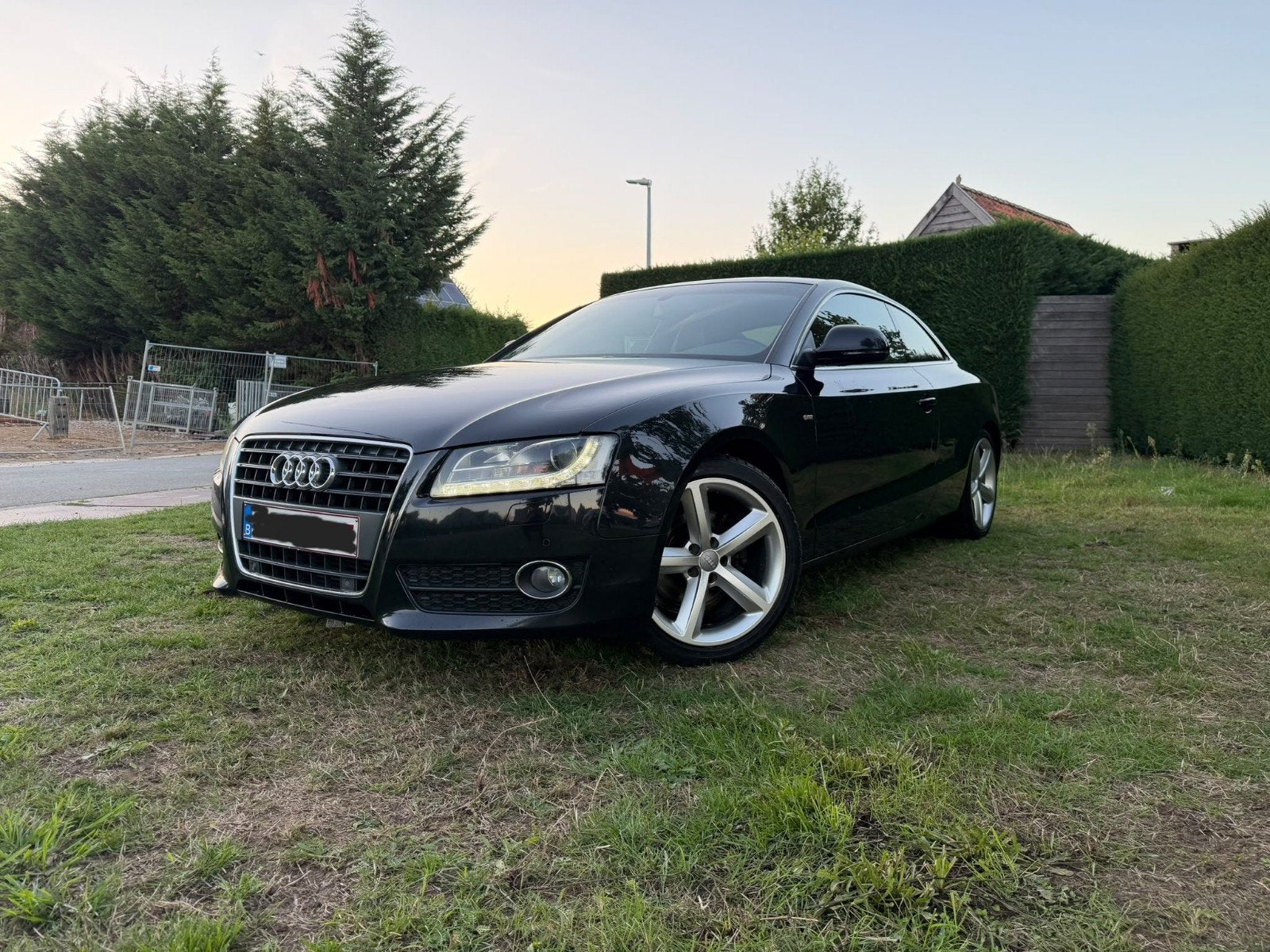 Audi A5 2.0 TFSI*S-Line*Leder*Airco*Manueel*GEKEURD, Auto's, Zwart, Leder, Handgeschakeld, Particulier
