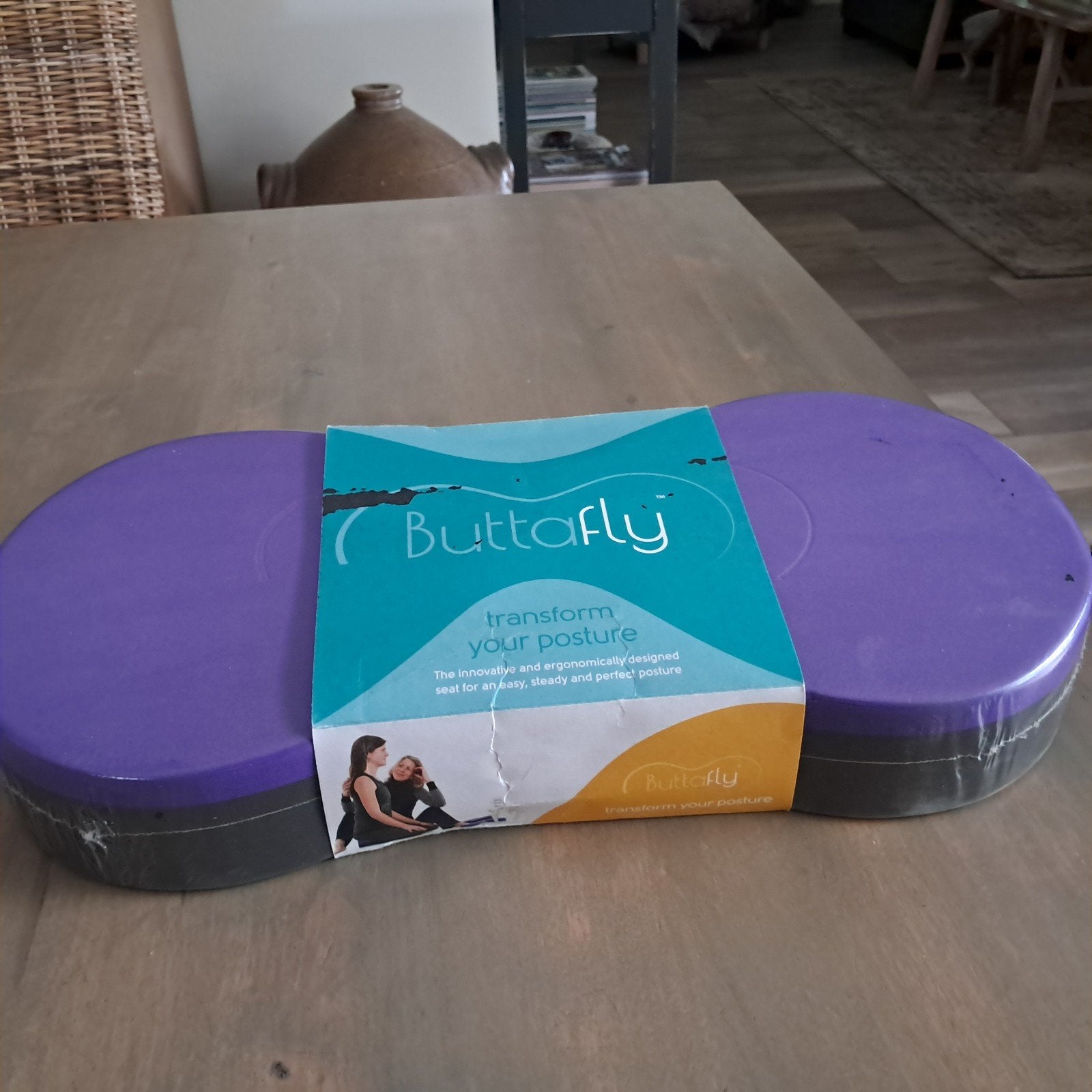 yoga zitkussen buttafly (standaard plat), Ophalen of Verzenden, Nieuw, Yoga-accessoire