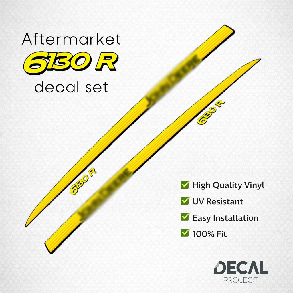 Autocollants de rechange John Deere 6130R - 6155R, Envoi
