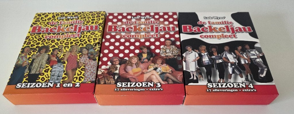 complete TV reeks : Familie Backeljau seizoen 1,2,3 en 4, Ophalen of Verzenden, Seizoen 1