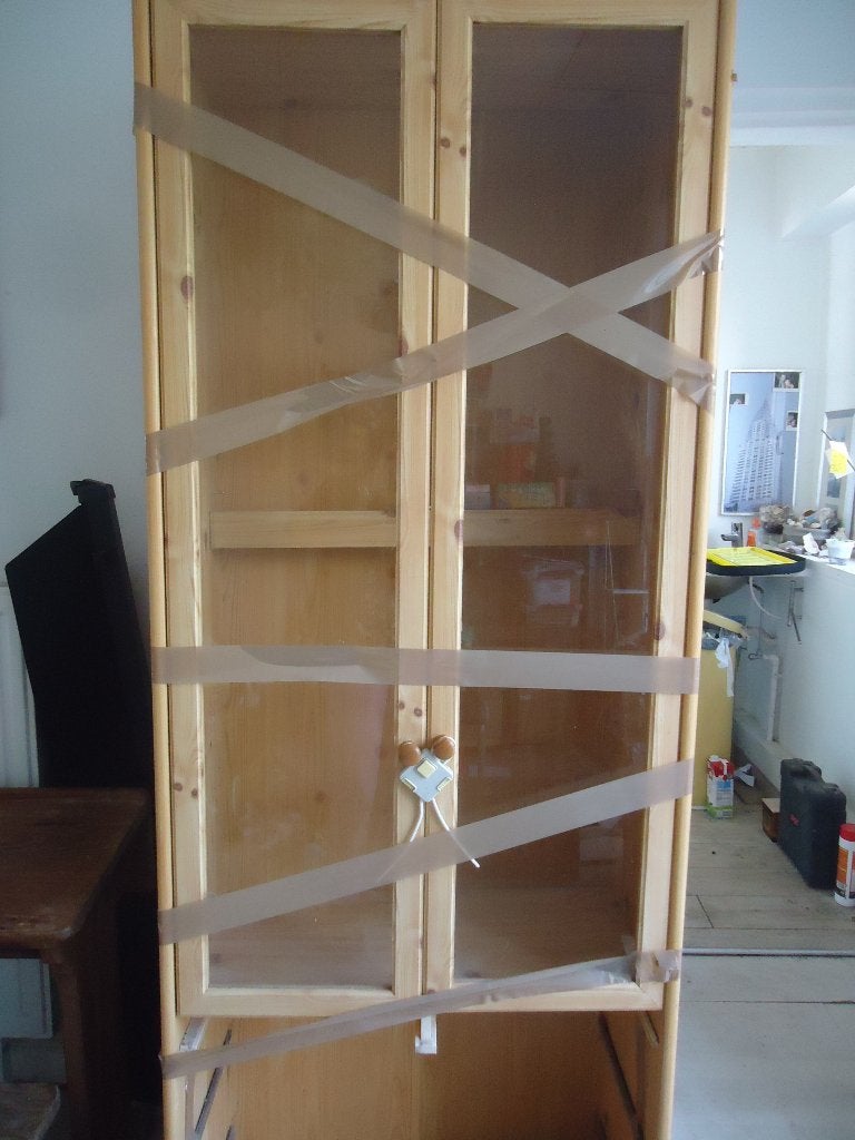 vitrine, Maison & Meubles, Armoires | Vitrines, 150 à 200 cm, Enlèvement, Utilisé, Pin