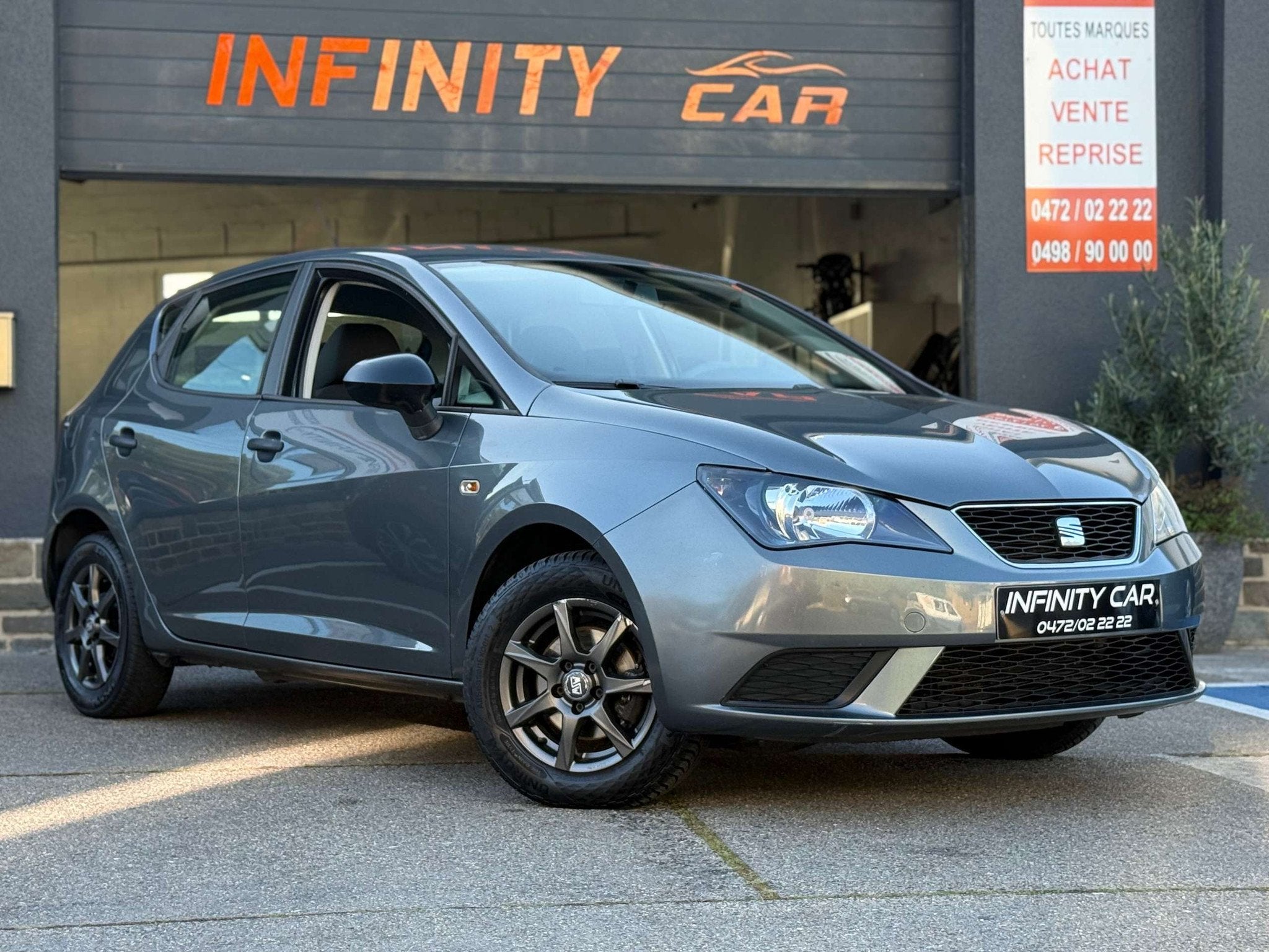 SEAT Ibiza Ibiza 1.2 CR TDi Enjoy (bj 2012), Voorwielaandrijving, Euro 5, Stof, Zwart