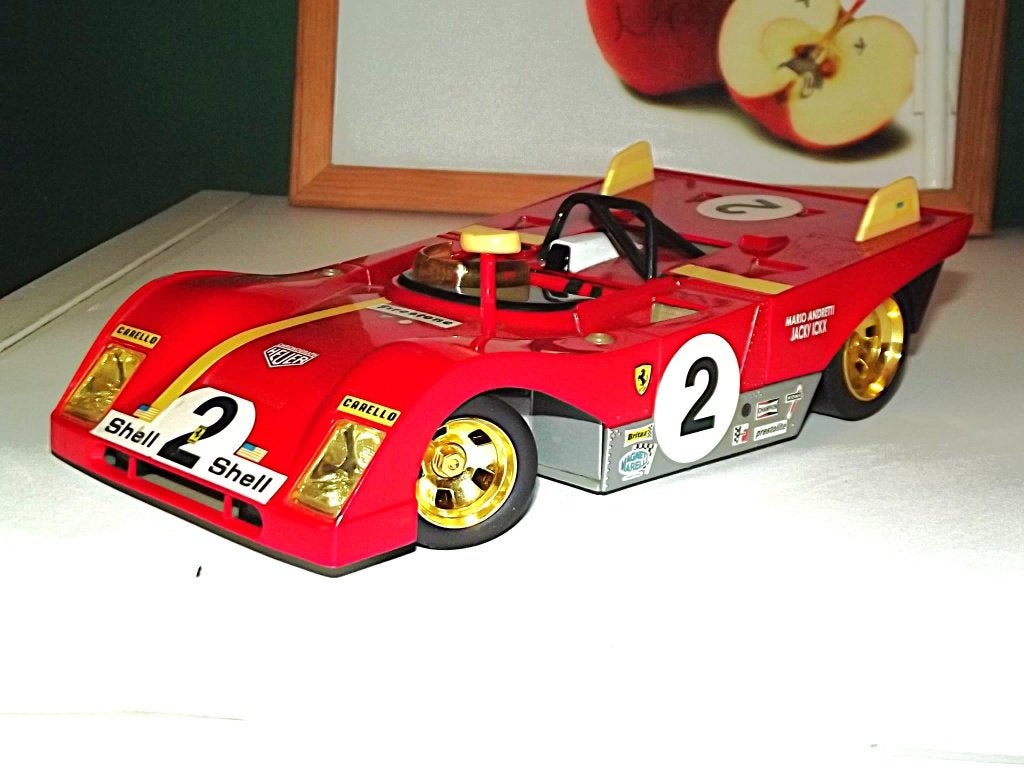 Ferrari 312p Ickx / Andretti 1:18, Hobby en Vrije tijd, Ophalen of Verzenden, Gebruikt, Auto