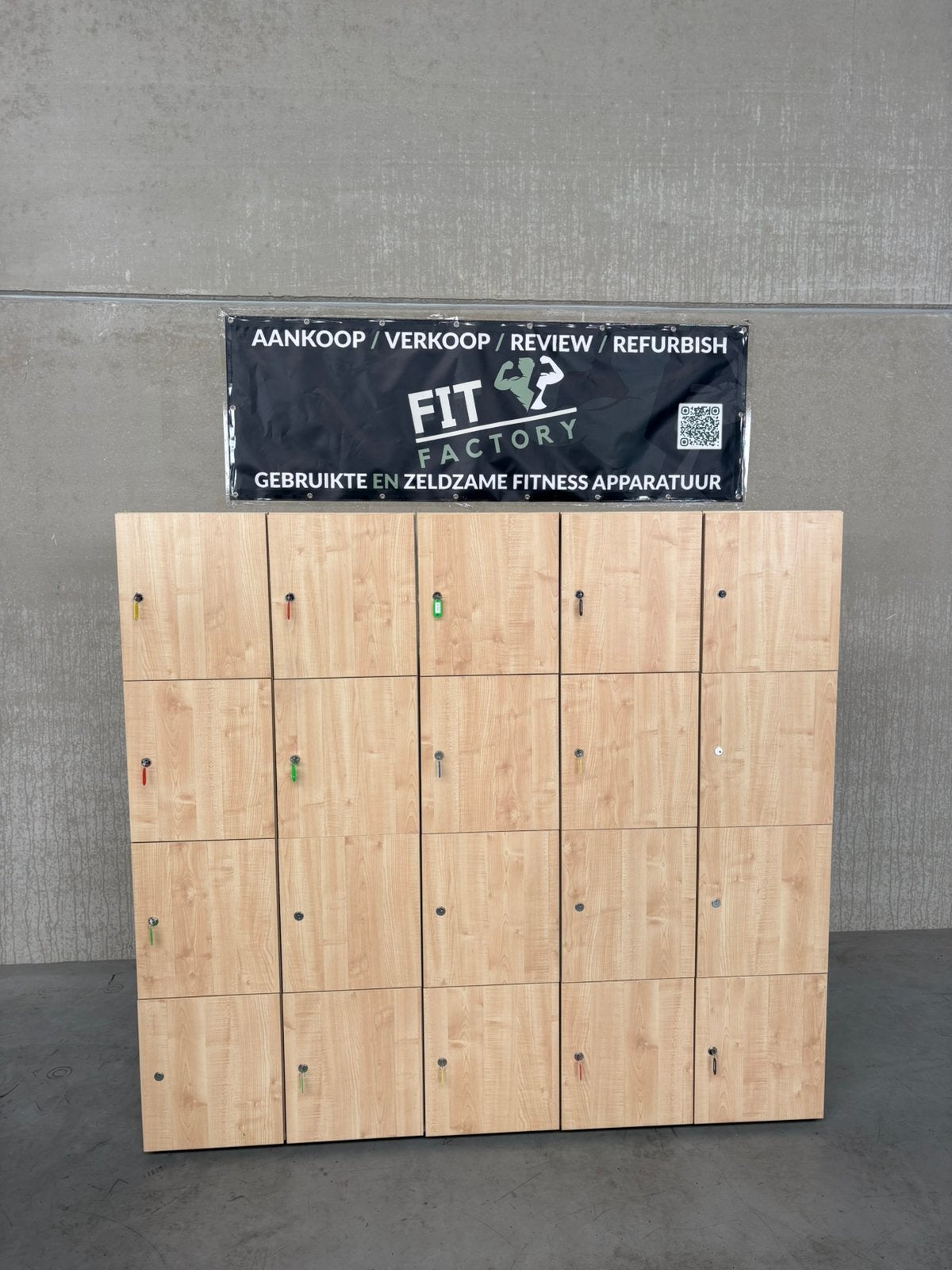 Fitness lockers kluisjes opberg, Ophalen, Zo goed als nieuw