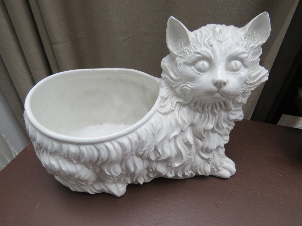 Porte-plante en céramique Vintage Bassano Cat, Enlèvement ou Envoi