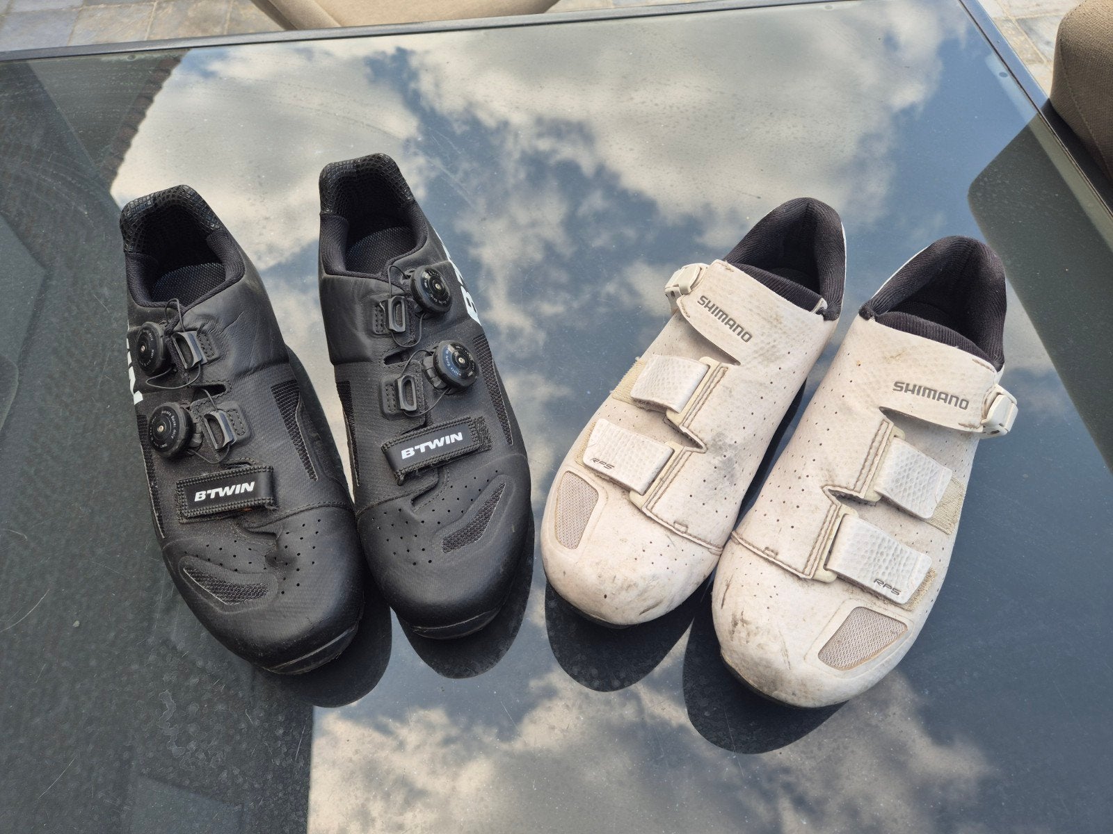 Fietsschoenen maat 46, Ophalen