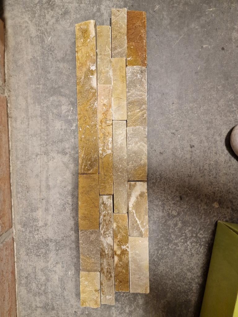 3 stuks Natuursteen wandstrips / steenstrips, Ophalen