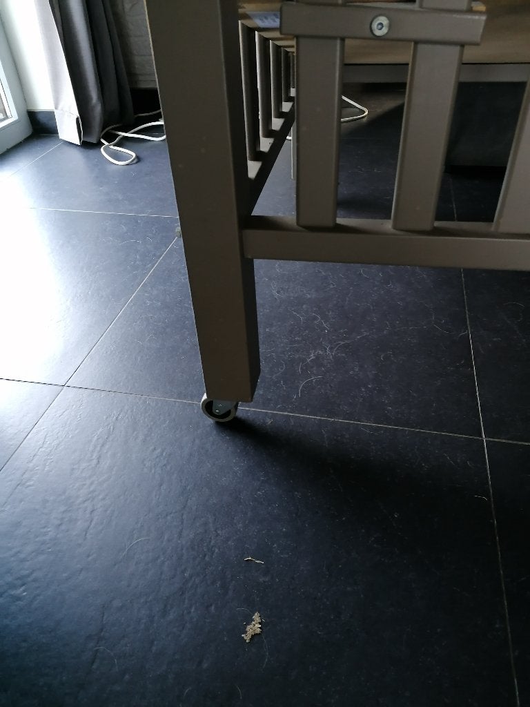 Kinderpark kleur taupe/grijs, Ophalen, Gebruikt, Vierkant, In hoogte verstelbaar