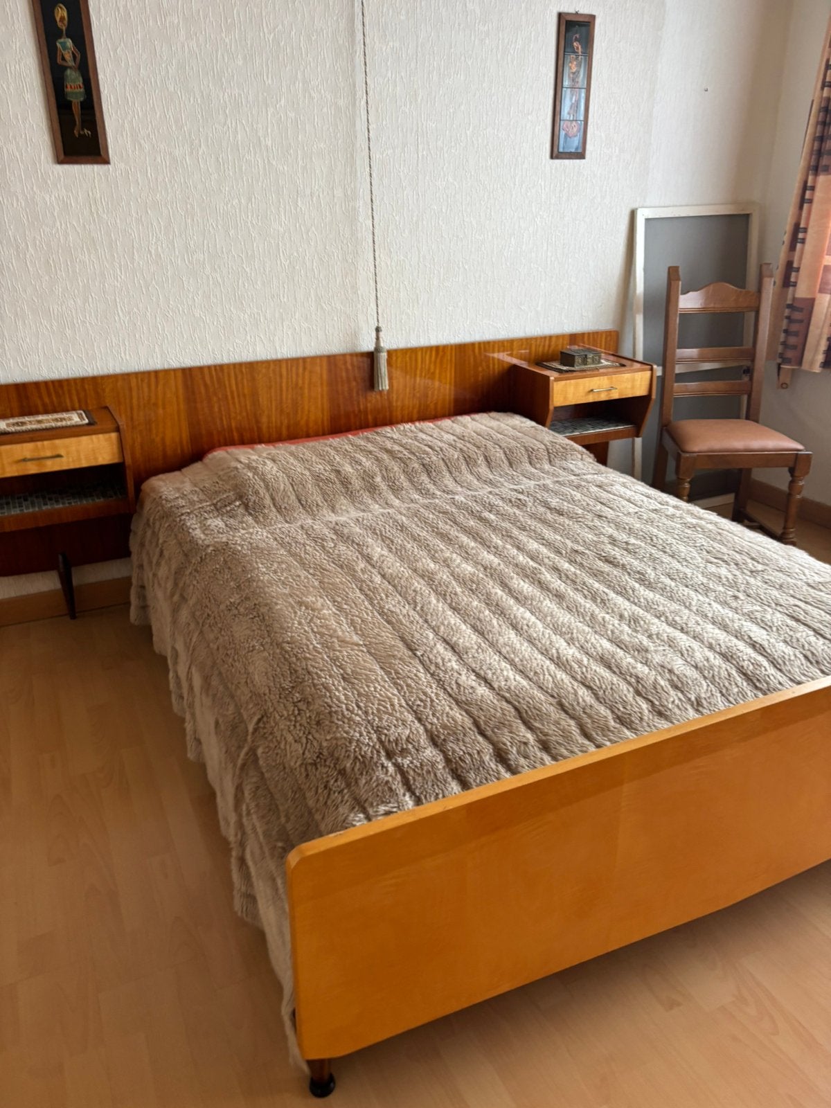 Vintage slaapkamer volledig, Huis en Inrichting, Ophalen, Gebruikt