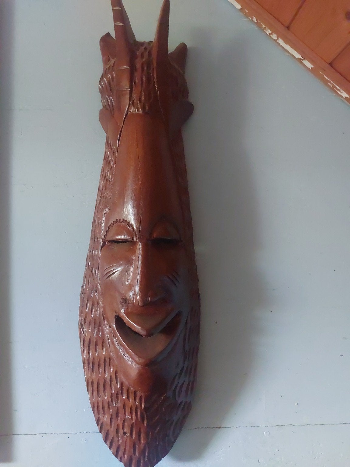 Afrikaans masker, Antiek en Kunst, Ophalen, Masker