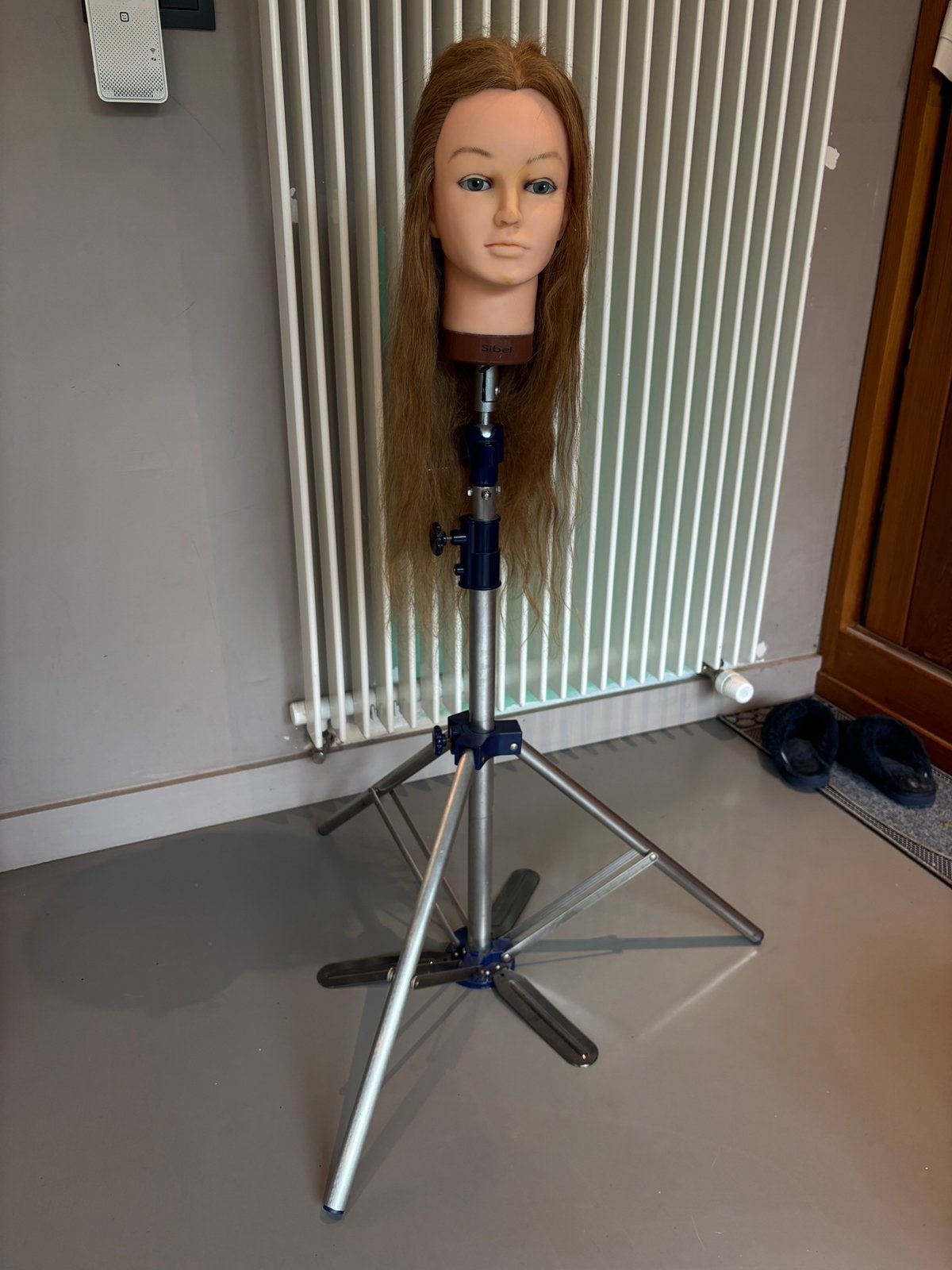 Poupée de coiffeur, mannequin, cheveux 100 % vrais, Enlèvement, Comme neuf, Autres types