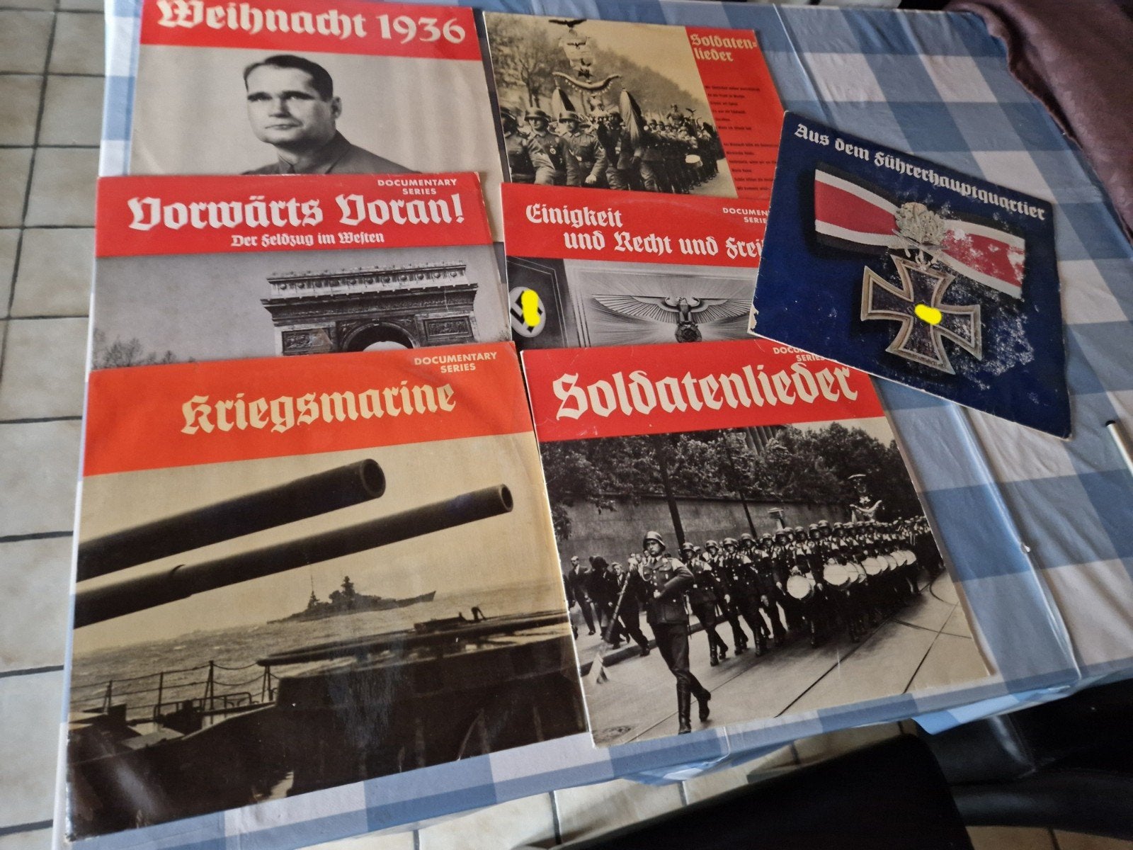 ww2 duitse lang speel platen zie beschrijving, Ophalen of Verzenden